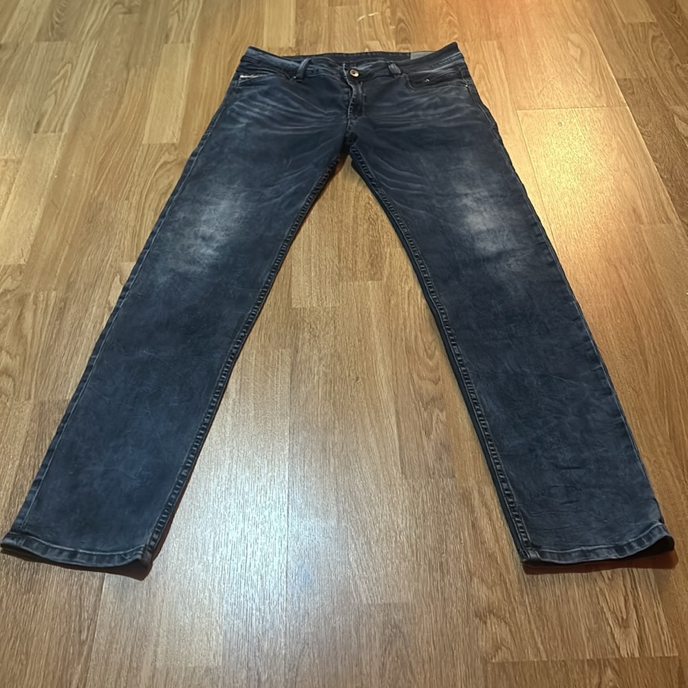 Diesel Industry Women’s Deep Blue Mid-High Rise Skinny Jeans Size 16Y - Picture 7 of 12